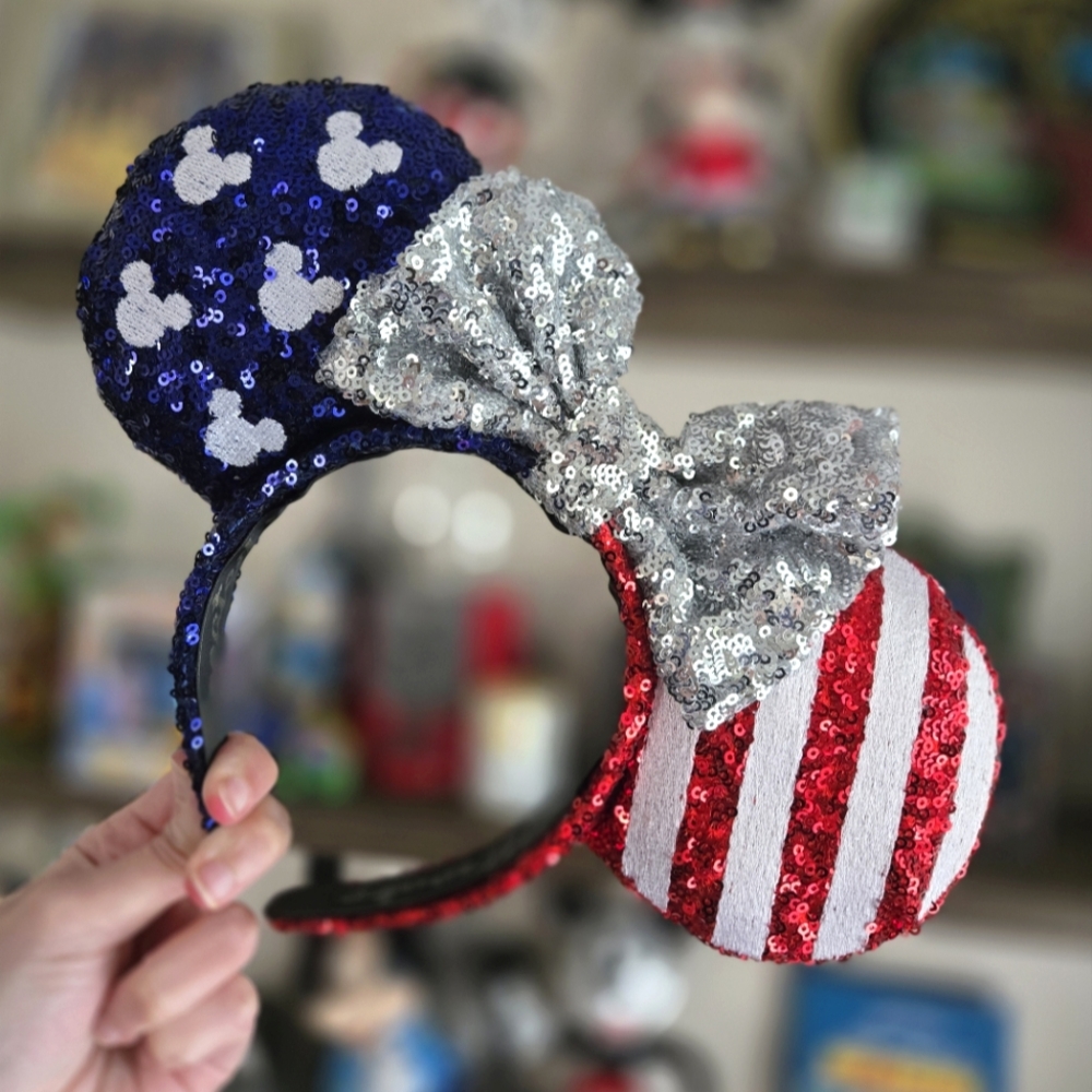 BBB American flag Mickey ears.